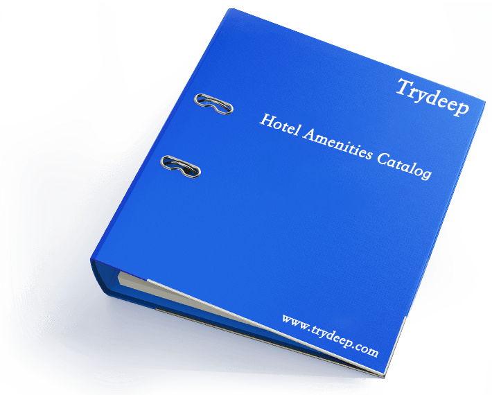 trydeep hotel amenities catalog