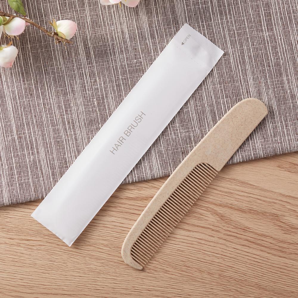 Biodegradable Straw Comb For Luxury Hotel Vocation