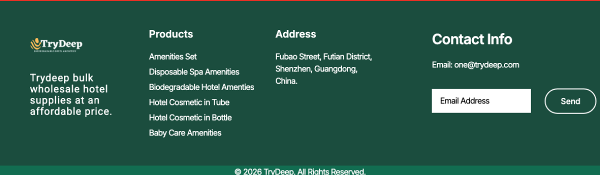 Hotel amenities manufacturing and sourcing from China supplier